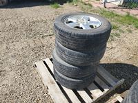    Set Of (4) 225/65R16 Tires With Dodge Rims