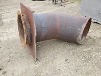    28" Metal Elbow 4 ft High With Base