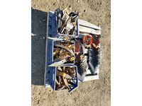    Assortment of 16" New Cultivator Shovels & (2) Buckets of Cultivator Spikes