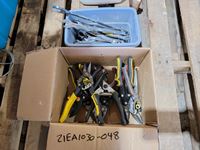    Misc Wrenches with Assorted Tin Snips & Pruning Shears