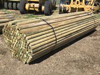    (150) 3 In. x 14 Ft Treated Dowel Point Posts