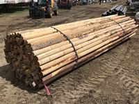    (140) 3 1/2 In. Misc Lengths Peeled Posts