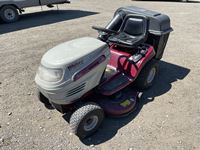  White Outdoor  Riding Mower W/ Bagger System