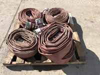    (5) 50 Ft 3 Inch Lay Flat Discharge Hoses