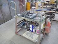    Rolling Shop Cart with Contents