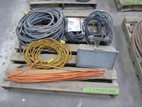    Pallet of Extension Cords & Light