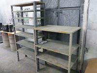    (2) Metal Shelf Units