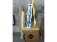    (40) 20 Inch X 36 Inch Air Filters, Masking Material & Truck Antenna