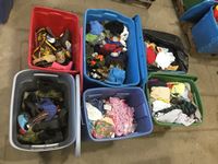    (6) Totes of Kids Clothes and Shoes