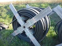    Part Roll of Black Poly Hose