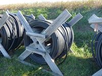    Part Roll of Black Poly Hose