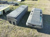    (2) Poly Truck Tool Boxes