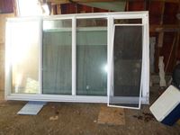    (3) Double Pane Windows with Blinds