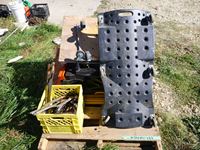    Pallet of Saw Horses & Miscellaneous Items