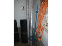    (2) Rolls of Vapour Barrier, Rubber Floor Mats & Rope