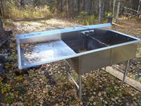   Double Stainless Steel Sink