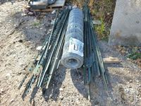    Roll of Page Wire & Qty of Metal Posts
