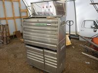    Stainless Steel Roll Tool Cabinet with Contents