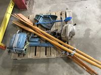    (2) Boat Motors, (2) Sets of Oars, Ice Auger, Leaf Claws