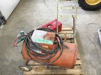    Propane Heater, Trailer Lights and Air Tester, Dolly