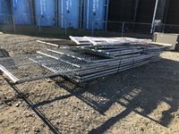    7 Ft Chain Link Fencing Bundle with Gates