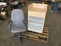    Cash Register Counter and Office Chair