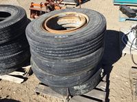    (4) 10R22.5 Inch Tires