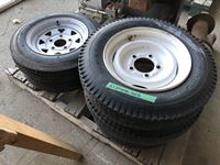    (5) 480 X 12.00 Trailer Tires on Rims
