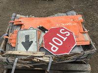    Qty of Insulated Wrappers and Assortment of Signs
