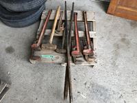    Pry Bars, Pipe Wrench, Sledge Hammer