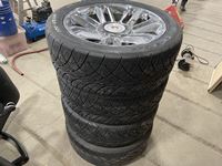    (4) Cadillac Tires & Rims 285/45/R22