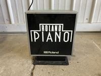   Roland Lighted Piano sign