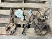    Antique Pulleys & Hand Pump