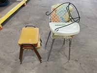   (3) Stools & High Chair
