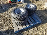  Dunlop  (4) KT405C Quad Tires with Rims