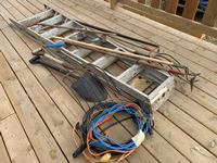    Assortment of Tools, Ladder, Cords
