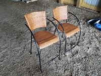    (2) Bar Height Chairs