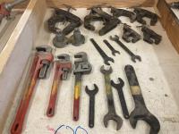 Assortment of Clamps & Wrenches
