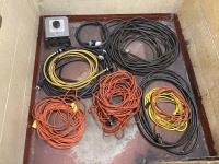 Remote Switch Box & Assorted Power Cable