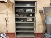 Metal Cabinet with Assorted Electrical Instruments 