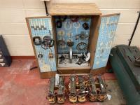 Wooden Cabinet with Electrical Parts