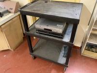 Trolley with VCR/DVD Machines