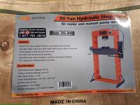 TMG Industrial TMG-SP50 50 Ton Capacity Hydraulic Shop Press