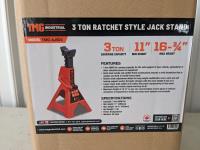  TMG Industrial TMG-AJS03 (2) 3 Ton Jack Stand