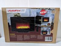 Solidfire LED Remote Controlled Electric Fireplace