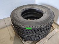 (2) Grizzly 11R22.5 Tires