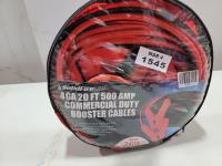 4 Ga 20 Ft 500 Amp Commercial Booster Cables 