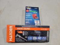 Harden Digital Caliper and 36 Piece Letter Number Stamping Tool Set 