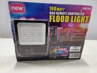 100W RGB Remote Controlled Flood Light 