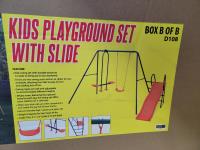 Kids Playground Set with Slide 